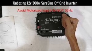 Unboxing of Morningstar SureSine 300w Pure Off Grid Inverter