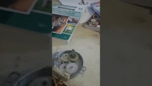 Дефектовка моторчика от микроволновки