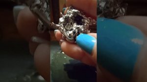 отливка на свинец. чистка.