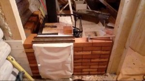 Обложить банную печь кирпичем