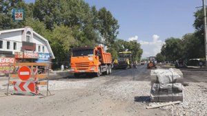 Продолжение масштабных дорожных работ в Абакане, в рамках нацпроекта Безопасные качественные дороги