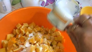 Манго из тыквы. Вкусный компот из тыквы.