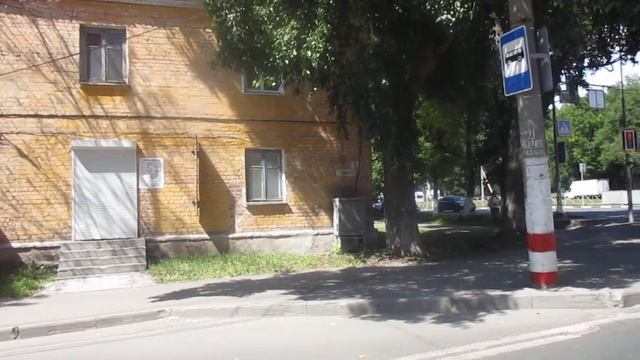 Поездка на автобусе по маршруту №5 в Ульяновске