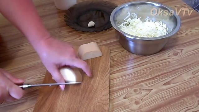 Салат "Копченая капуста".  Salad "Smoked cabbage."