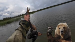 2 ДЕНЬ НА УТКУ НА ВЁСЛАХ. ВЫБИЛ ХЕТ-ТРИК. МЕДВЕДЬ БЫЛ РЯДОМ.