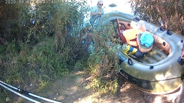 Начало однодневного сплава по Угре из Товарково смотреть онлайн