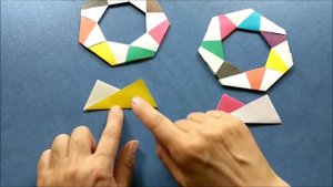 Фрисби из бумаги | Игрушка оригами | Летающая тарелка из бумаги своими руками | Frisbee origami