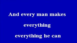 THIS IS A MANS WORLD {Karaoke} Bm