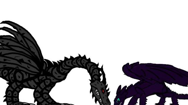 Mommy dragon feeding cute baby dragon (animation) смотреть онлайн