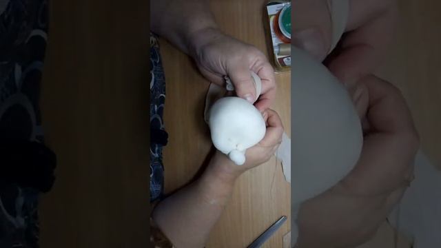 Мастер-класс . Лицо для куклы урок 2. смотреть онлайн