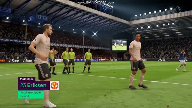 FIFA 19 Matchup: Everton vs Manchester United Gameplay