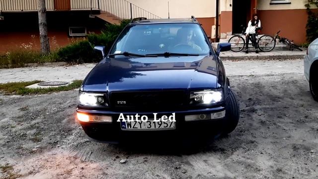 Audi 80 b4 tuning headlights смотреть онлайн