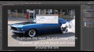 Photoshop Tutorial - Tire Smoke