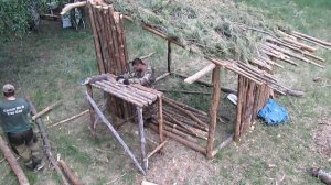 Строительство домика в лесу. 2 часть