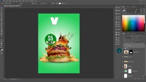 Burger Shop Flyer Design in Photoshop CC | Sketch Station