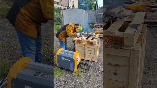 Продолжаем резать! металл 32мм)) Hugong Invercut 100 III #рек #резка #резкаметалла #сварщик #hugong смотреть онлайн