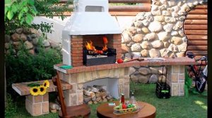 Место для барбекю  на даче -- интересные идеи