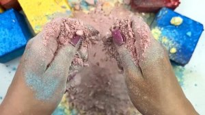 COLORED GYM CHALK★Crispy powder★Compilation set★Oddly satisfying video★