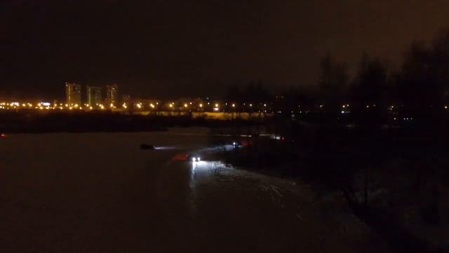 Phantom 3. Дрифт на льду Москвы-реки смотреть онлайн