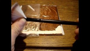 Кисть для работы с поталью с Алиэкспресс