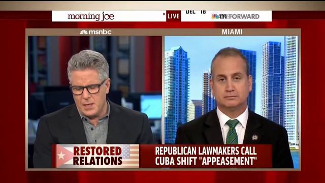 Rep. Diaz-Balart on Morning Joe re: outrageous unilateral concessions to Castro regime смотреть онлайн