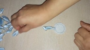 Новогодние бантики из атласной ленты шириной 2,5 см