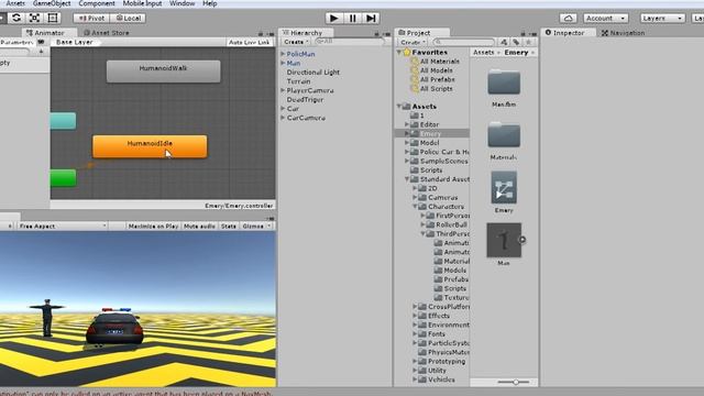 Unity3d. Создание игры. Урок 4. Создание AI смотреть онлайн