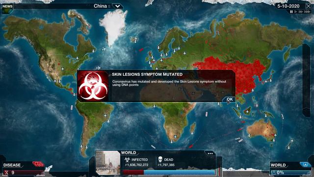 CORONAVIRUS SIMULATED [PLAGUE INC.] смотреть онлайн