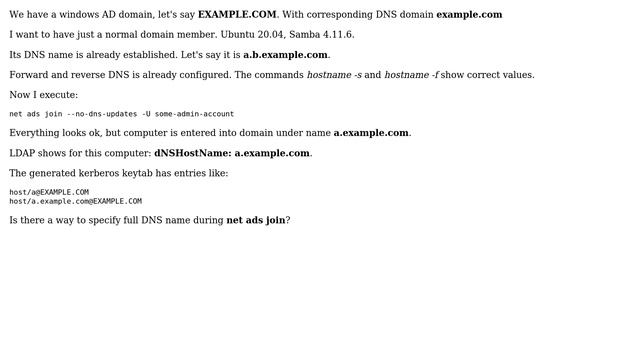 DevOps & SysAdmins: Joining samba server into windows AD domain, but in DNS subdomain смотреть онлайн