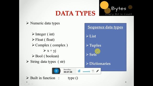 # 4 Python Tutorial for beginners | Datatype , variable , keyword  in Python