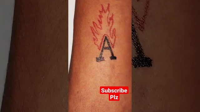 A fire ? viral tattoo #viral #shorts #youtubeshorts #subscribe #tranding #status #instagram #suppor