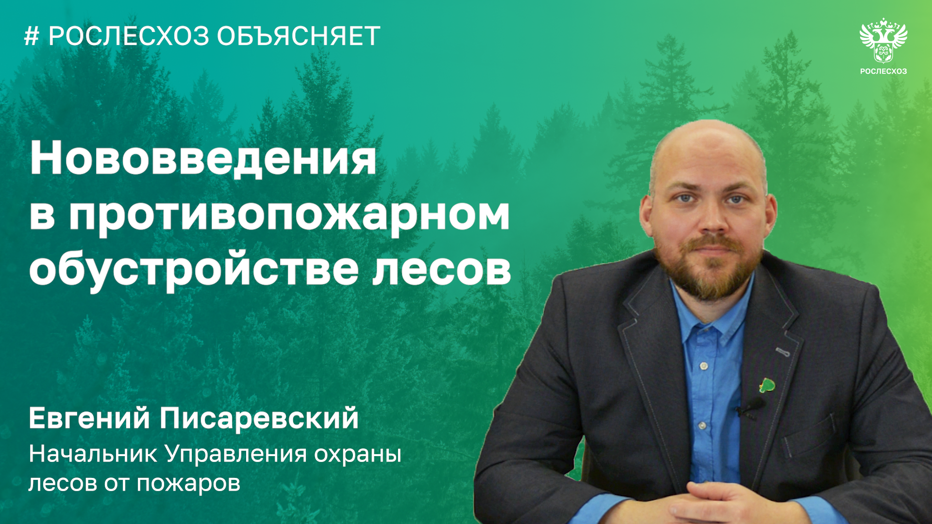 Про нововведения в противопожарное обустройство лесов - Начальник Управления охраны  лесов от пожаро