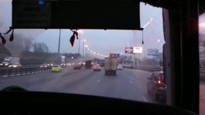 Подъезжаем к Москве на автобусе №451 по Ярославскому шоссе