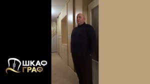 Шкаф-купе встроенный в комнату с нишей под телевизор!