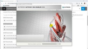 Download and installation of VBA for AutoCAD 2019