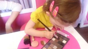 Челлендж Макияж Милана красит тетю Аню Makeup Challenge