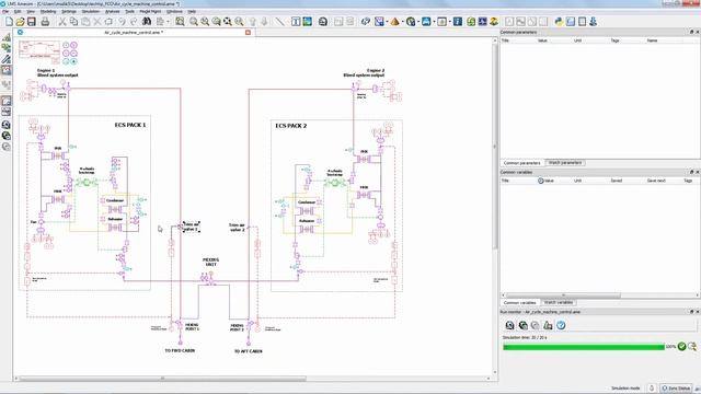 HOW TO Analyze  an air-cycle machine start-up with Simcenter Amesim | Tutorial