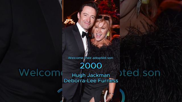 ❤️ Hugh Jackman and Deborra-Lee Furness 27 years of marriage… #celebrity #shortviral