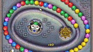 игра зума Zuma Deluxe. Level 5-1