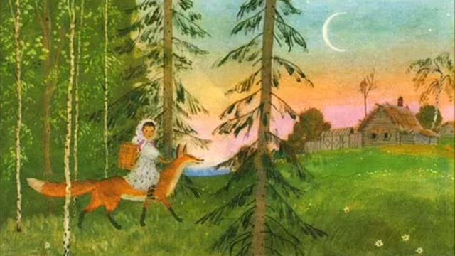 Сказка "Снегурушка и лиса" для малышей (аудио)