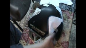 Аэрография на шлеме. Часть первая.