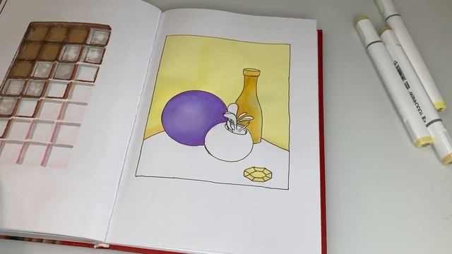 Композиция из простых геометрических фигур