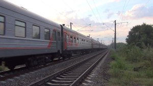 ЭП1М-629 с поездом №427 Сосногорск — Новороссийск