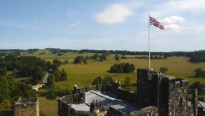 Замок Алнвик(Alnwick castle)-замок Гарри Поттера