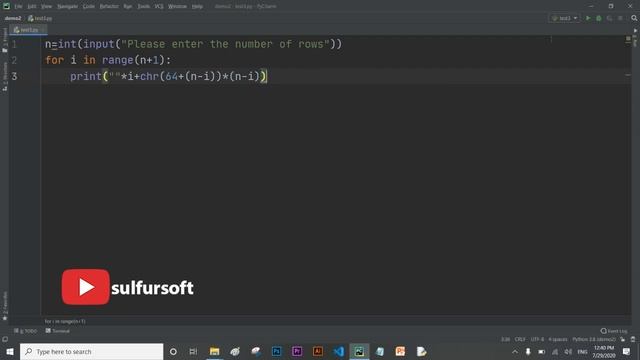 Python 50 Pattern programs built one pattern in 52 seconds