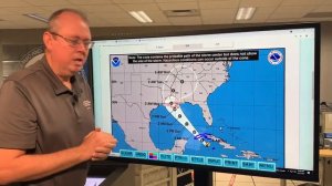 National Hurricane Center Gives Update On Tropical Storm Ida