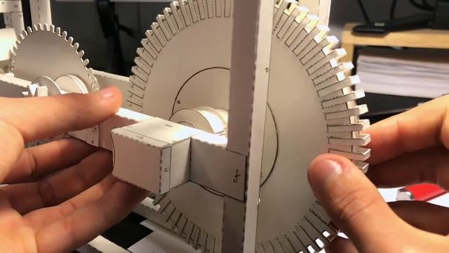 Making a Fully Mechanical Clock Out of PAPER смотреть онлайн