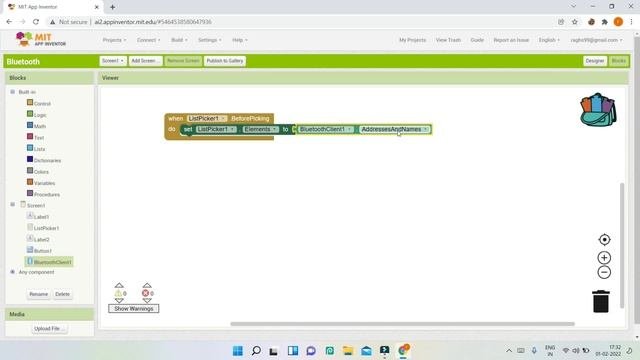 Use Bluetooth in MIT App Inventor App [2023] || Connect Devices or Arduino using Bluetooth Client