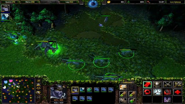 Warcraft 3 || The Naga Forces destroyed the Invaders