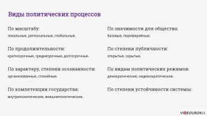 25. Политический процесс